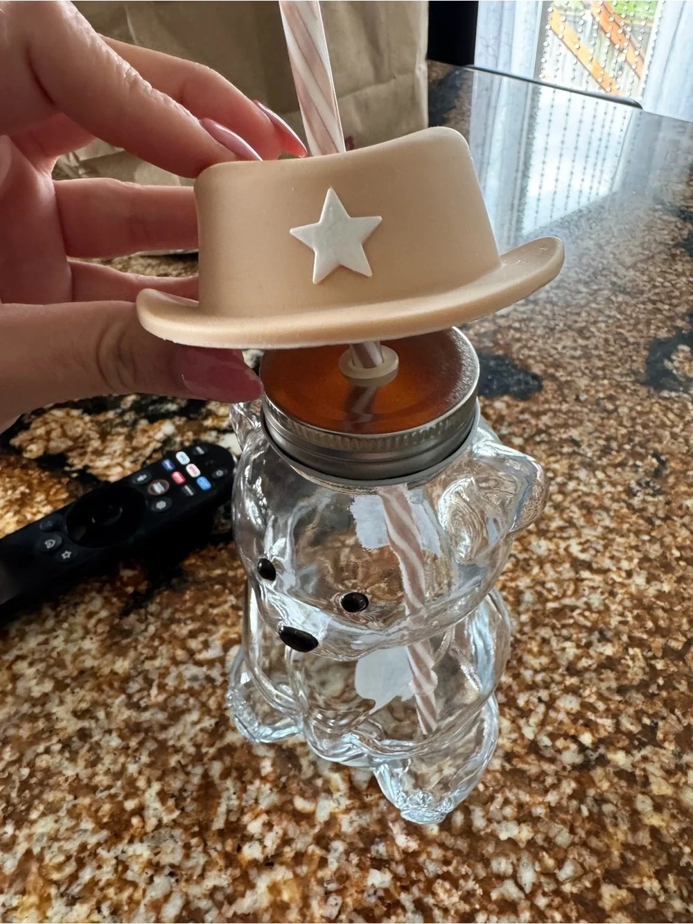white star adorable clear